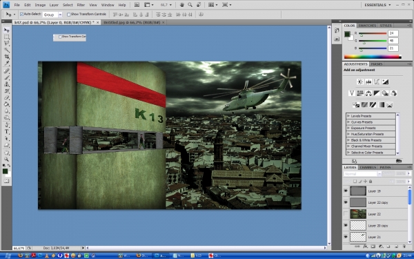 Creation of K13: Step 8